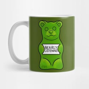 Bearly Listening Gummy Bear Candy Mug